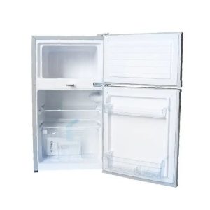 Westpool WP-100 Table Top Double Door Refrigerator – 80 Litres Silver